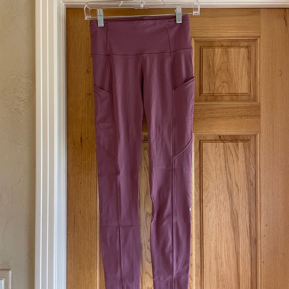 Lululemon fast and free plumful pink legging - Picture 4 of 6